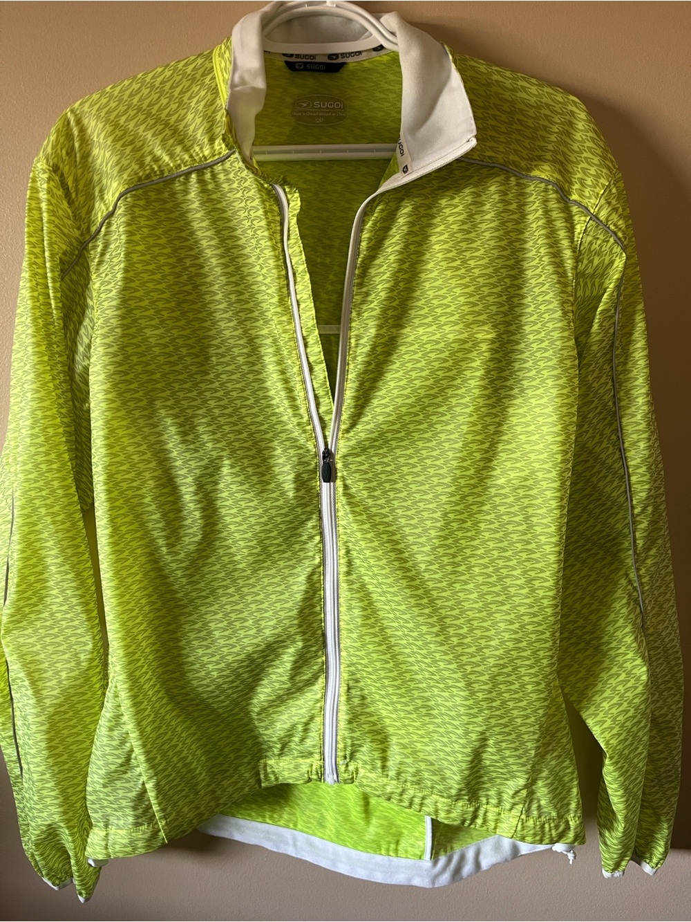 Sugoi Hi-Vis Running Jacket | Lightweight Zip | Size Small
